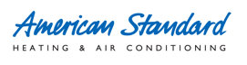 American Standard Heating & Air Conditioning logo in blue.