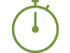 Green stopwatch icon