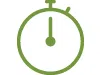 Green stopwatch icon