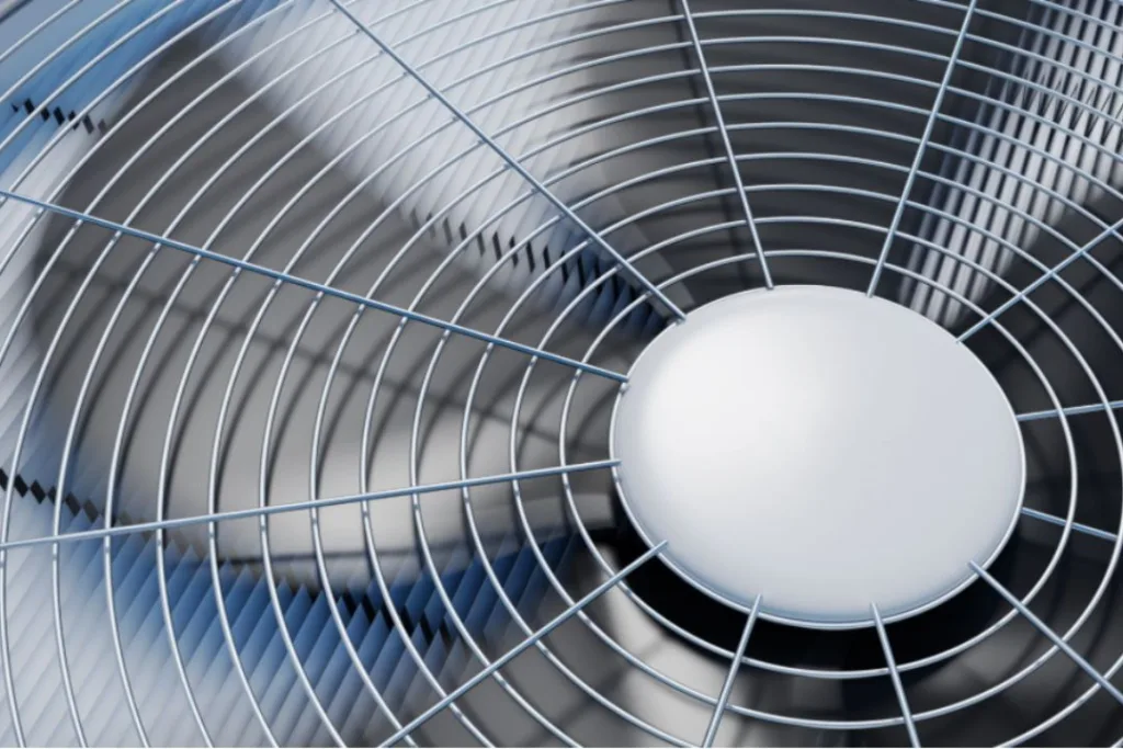 Residential Air Conditioner Fans Running