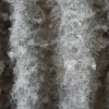 a close up of white fibers