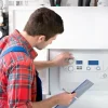 A person doing Heater-Maintenance